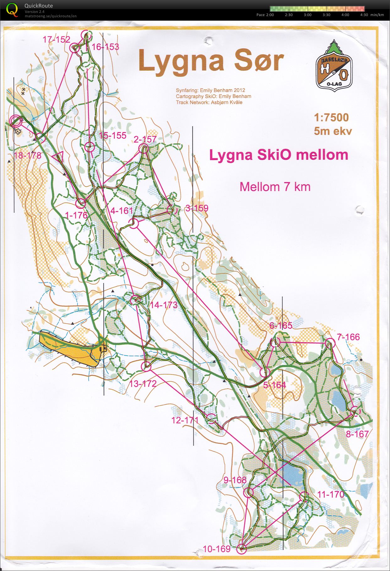 Ski-O Lygna (2015-01-04)